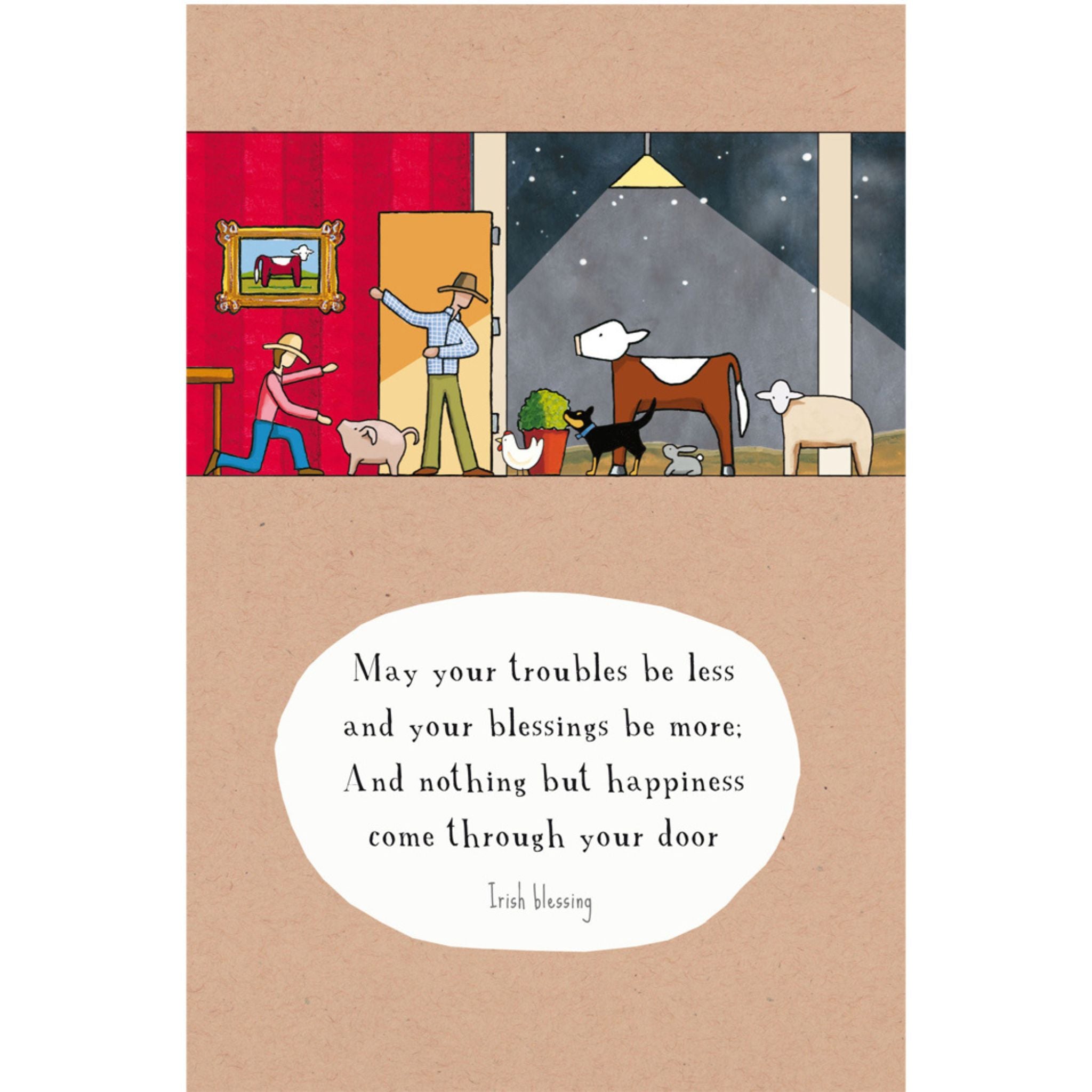 A Warm Welcome Greeting Card