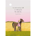 An Early Morning Walk Greeting Card