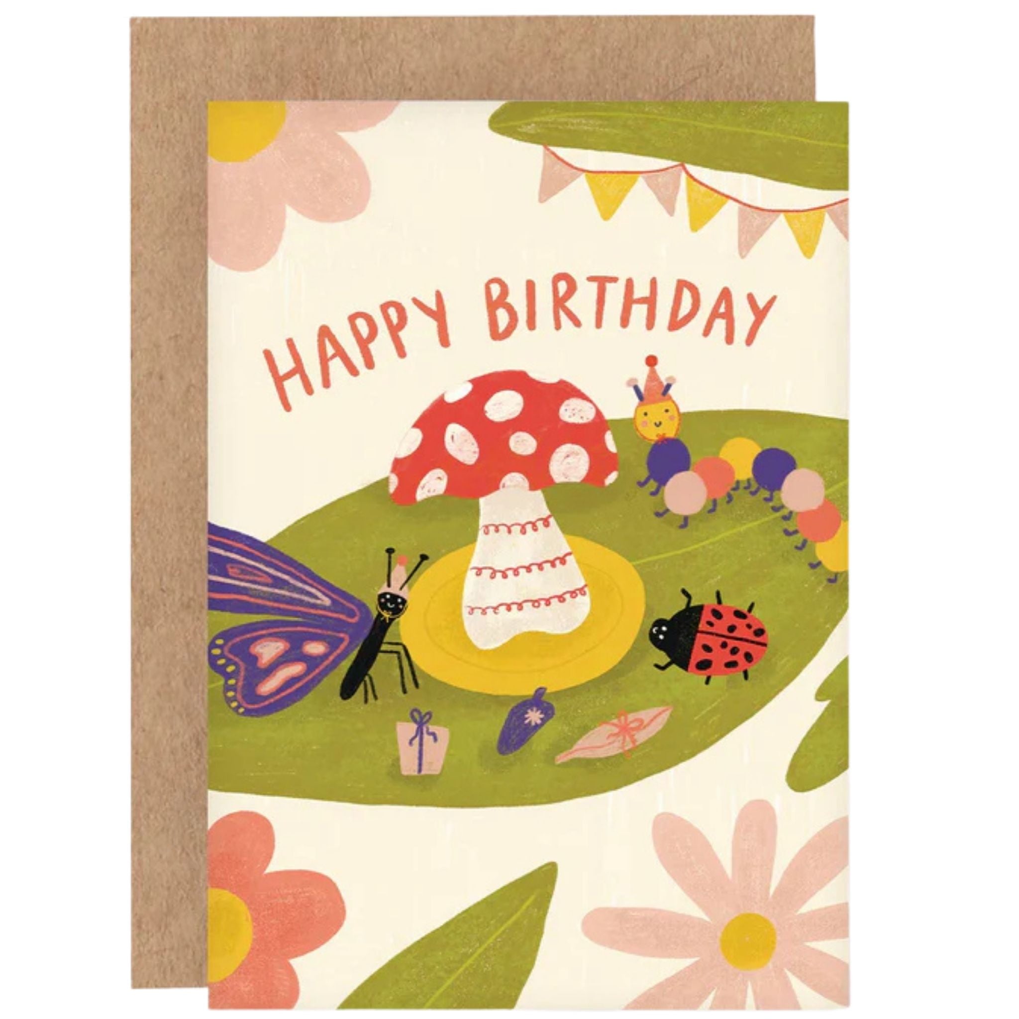 Bug Party Birthday Greeting Card