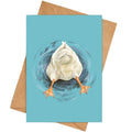 Butt Quack Greeting Card