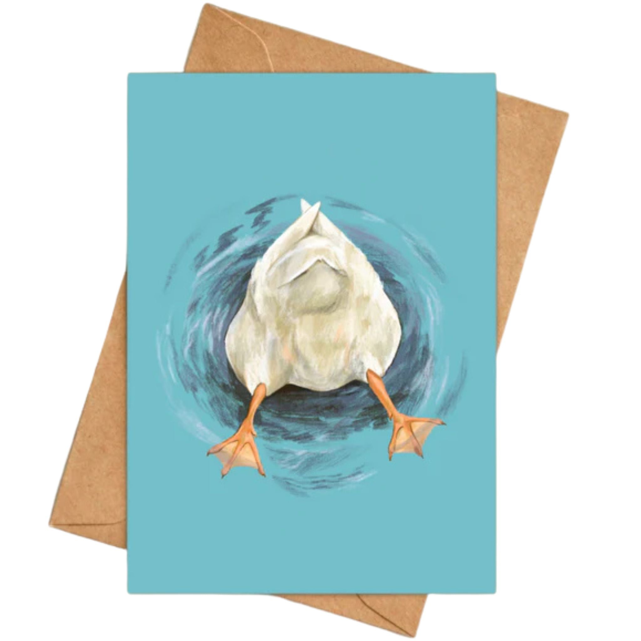 Butt Quack Greeting Card