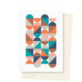 Chainmail Geometric Design Greeting Card