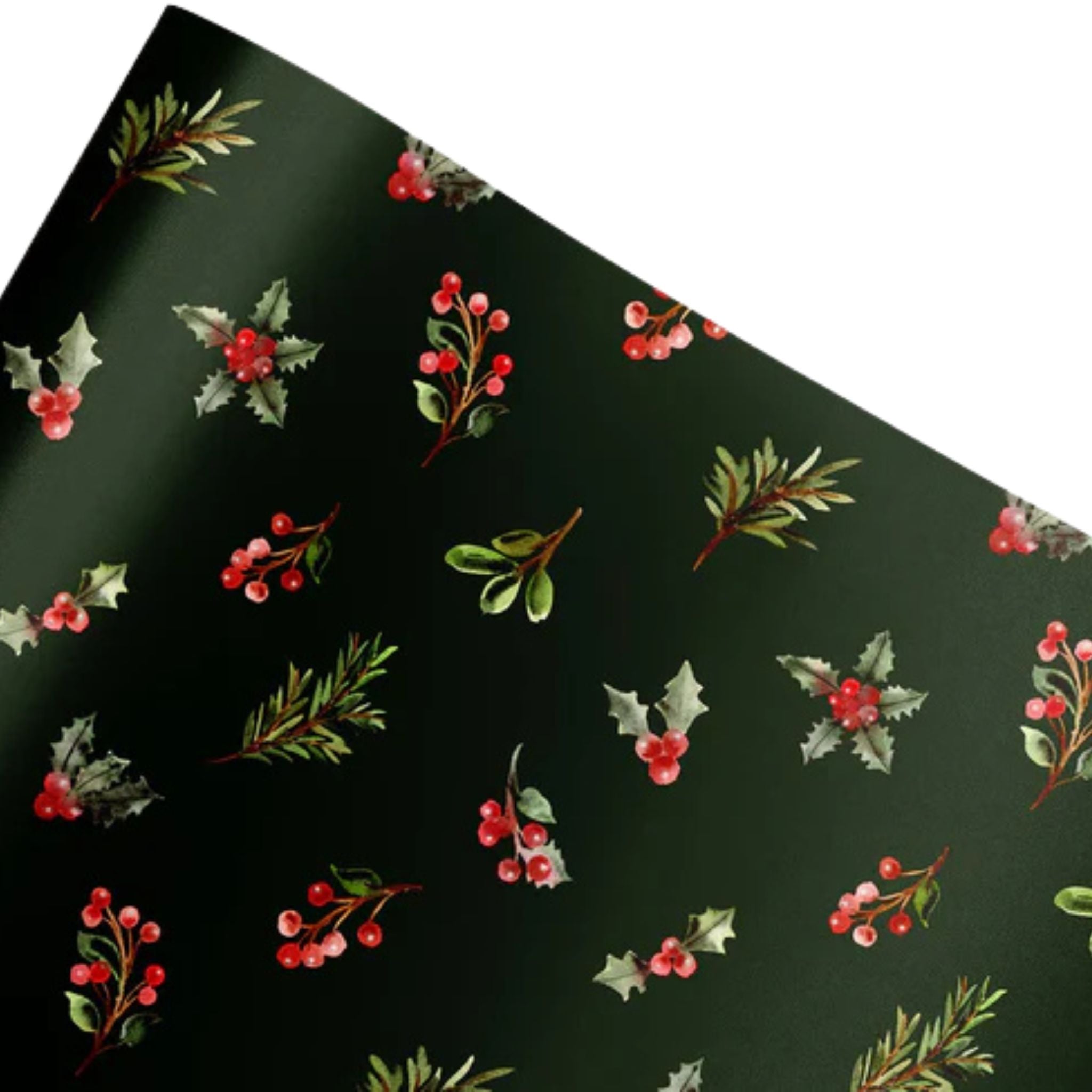 Christmas Holly Wrapping Paper