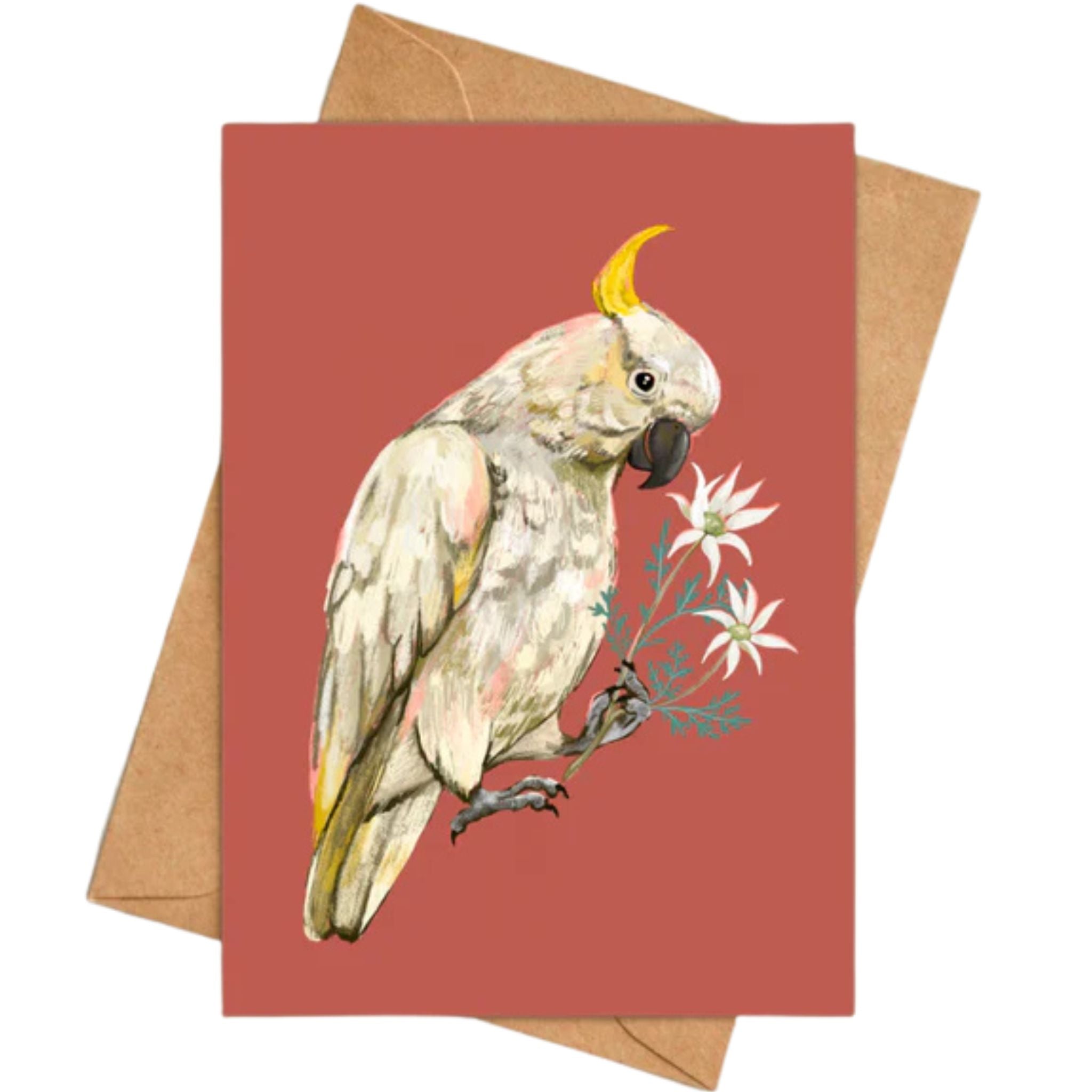 Cockatoo Greeting Card