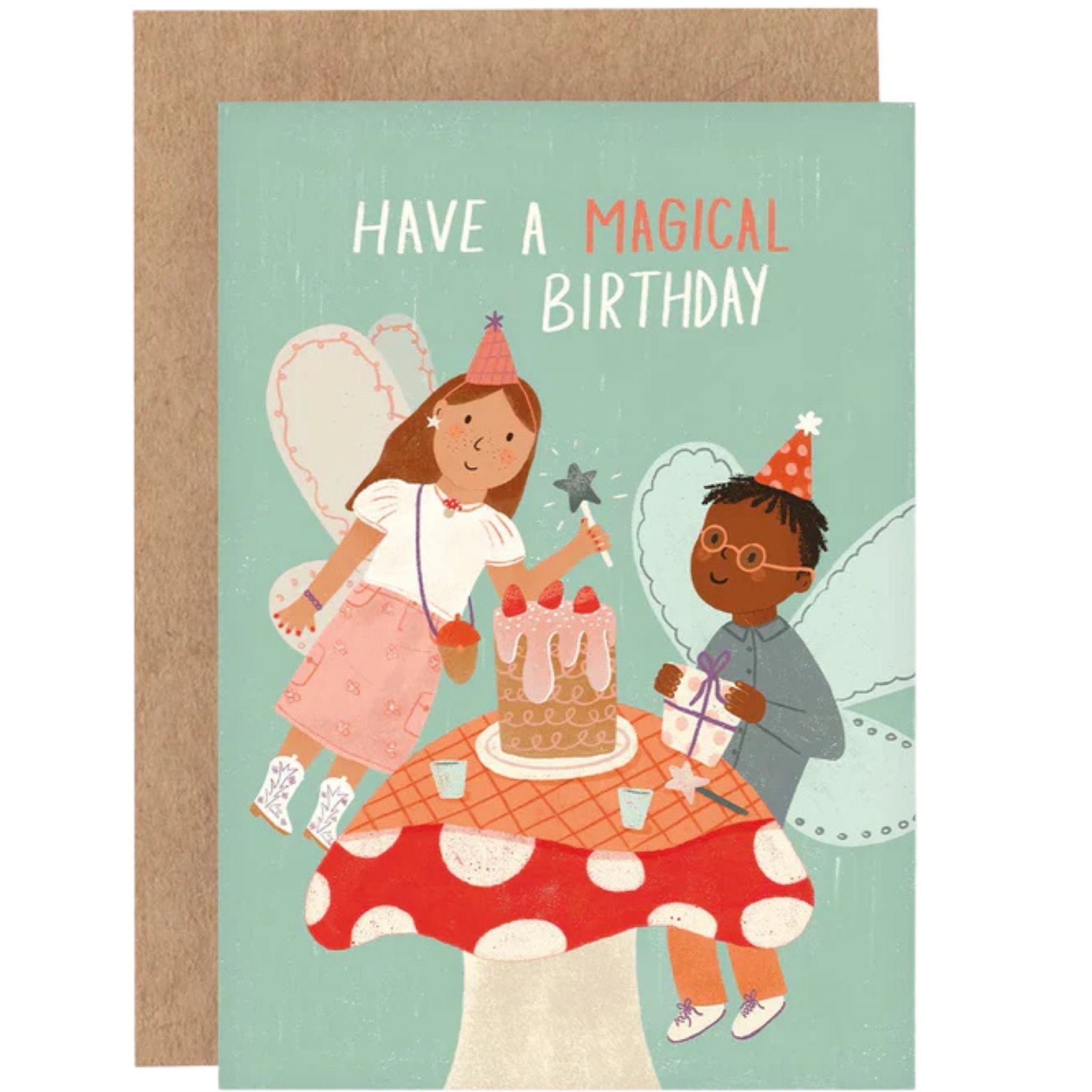 Fairy Party Birthday Greeting Card