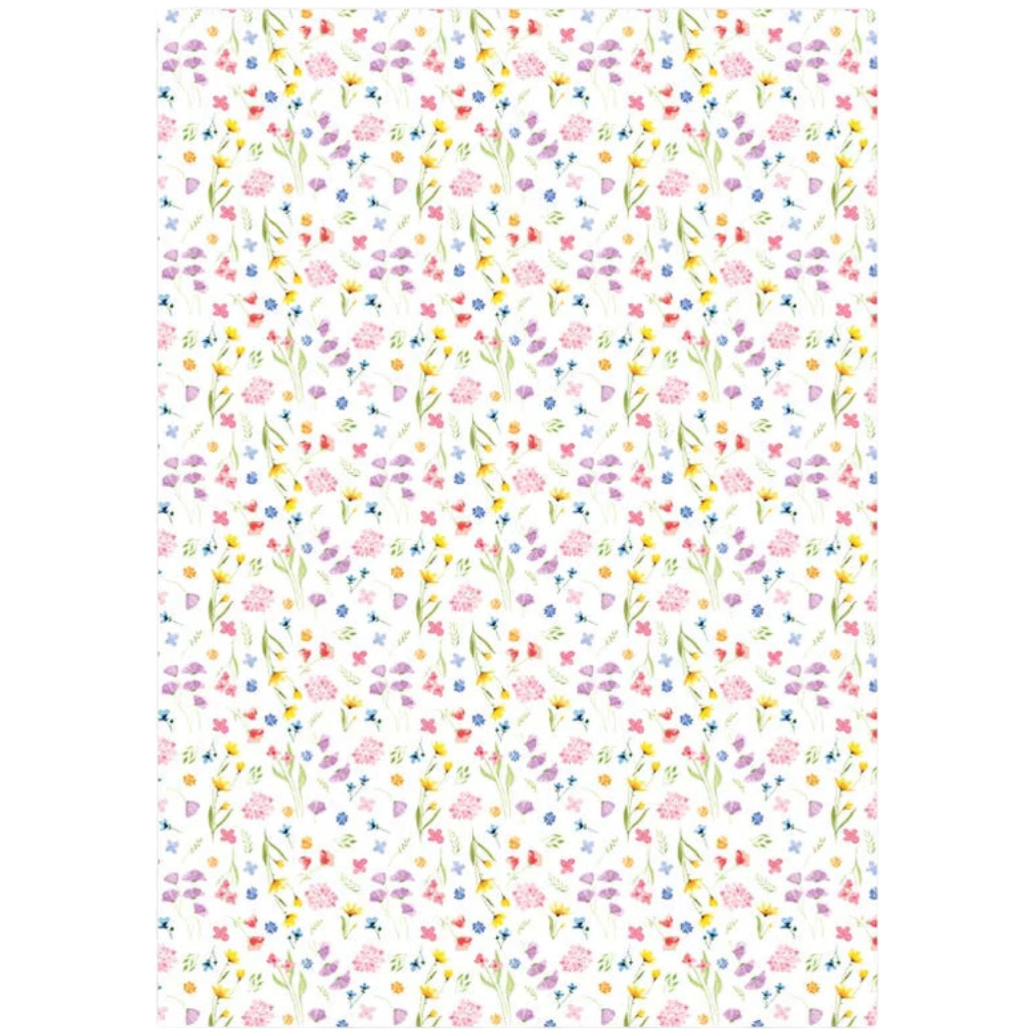 Fresh Floral Scatter Wrapping Paper