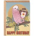 Galah Birthday Greeting Card