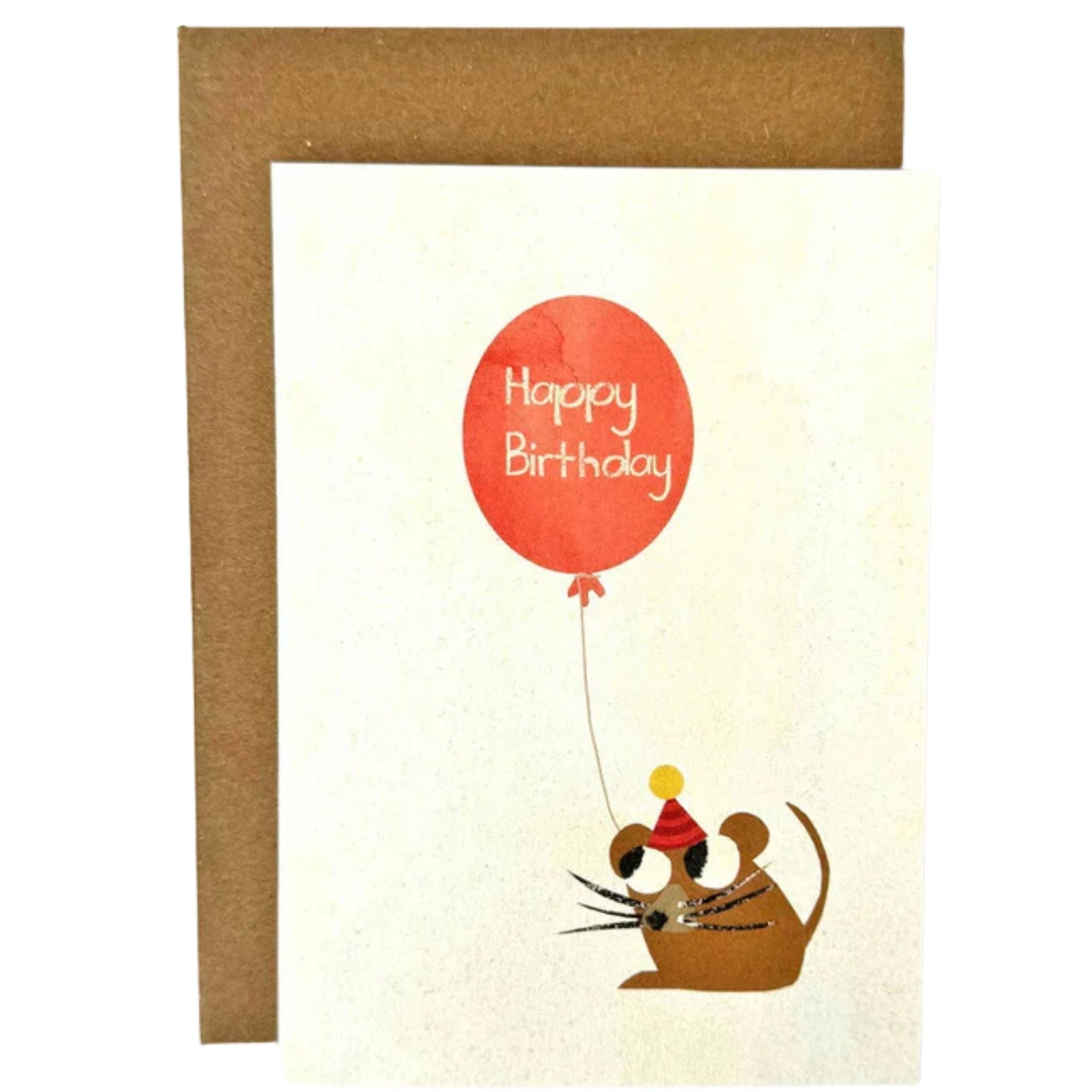 Happy Birthday Mouse Greeting Card
