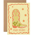 Howdy Holidays Christmas Holiday Greeting Card