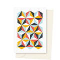 Kaleidoscope Geometric Design Greeting Card