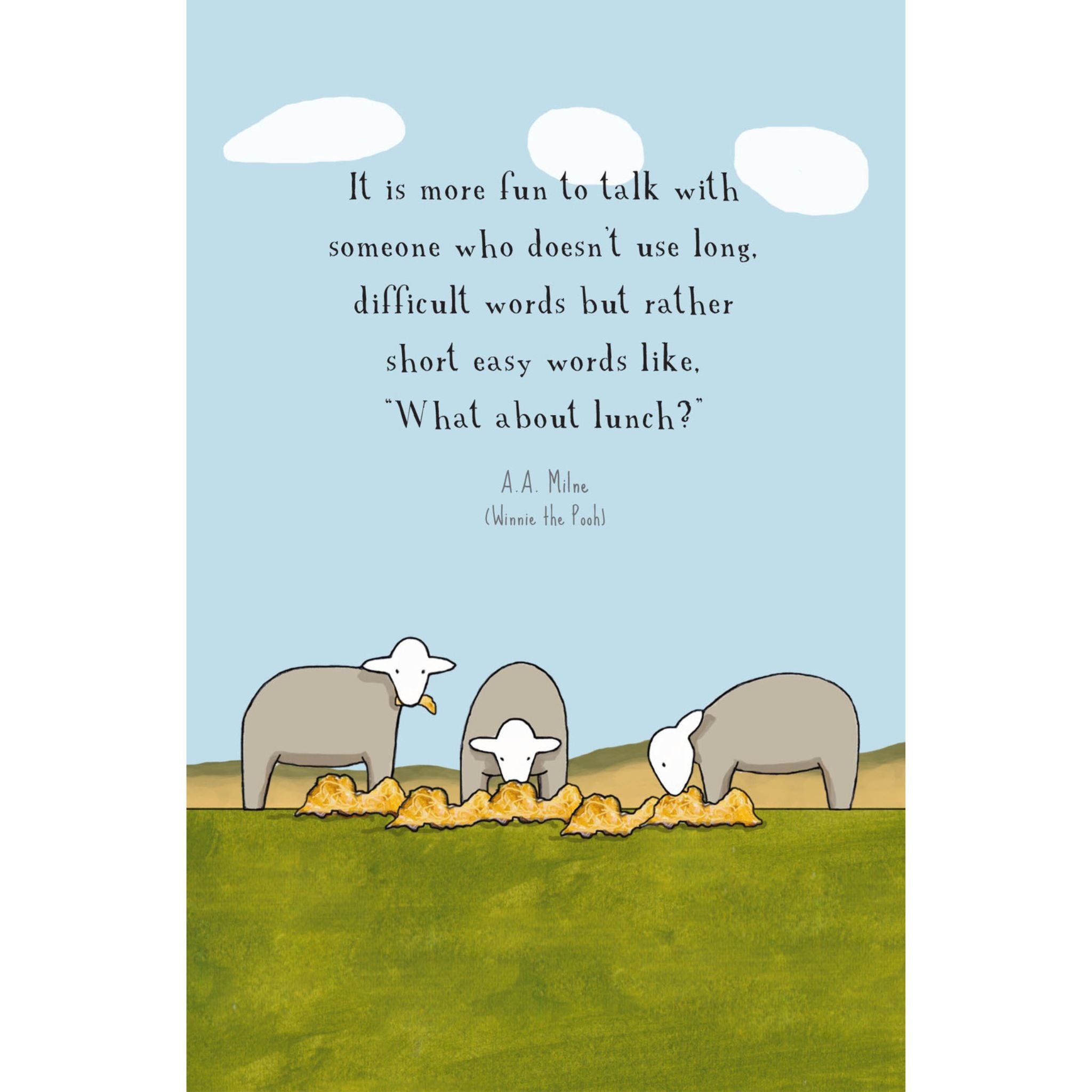 Lunch Hour Greeting Card
