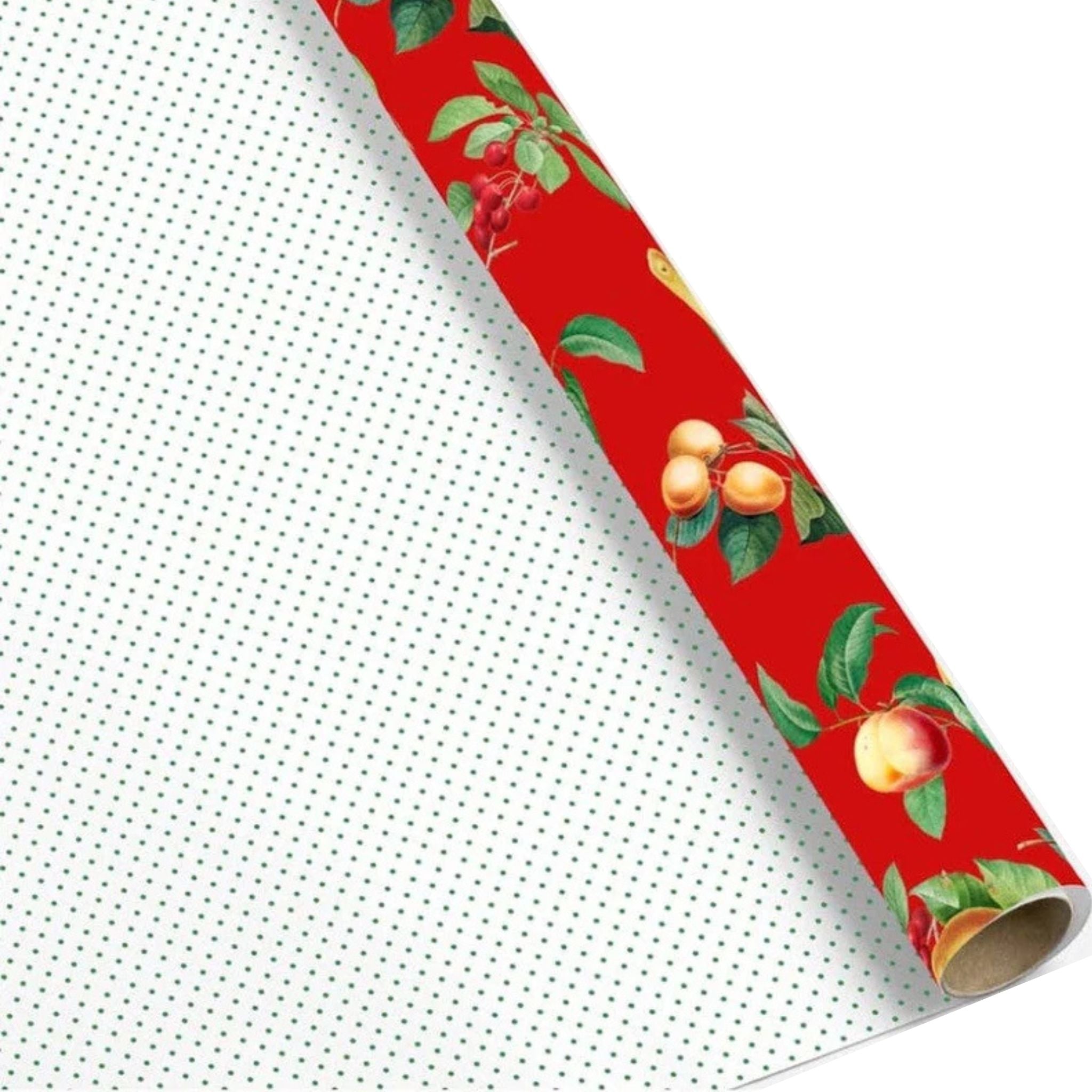 Pears & Peaches Double-Sided Wrapping Paper
