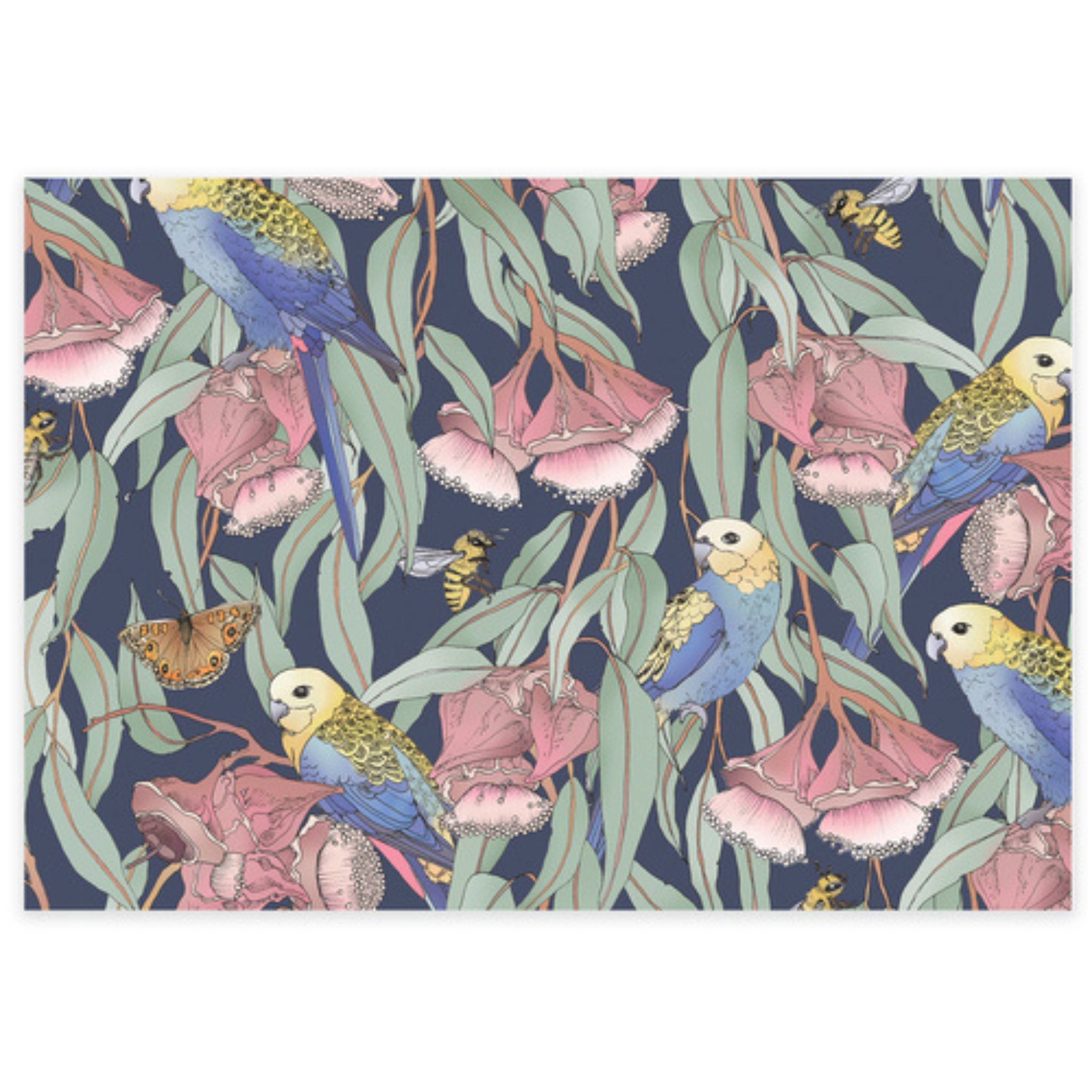 Rosellas Amongst The Mallee Wrapping Paper