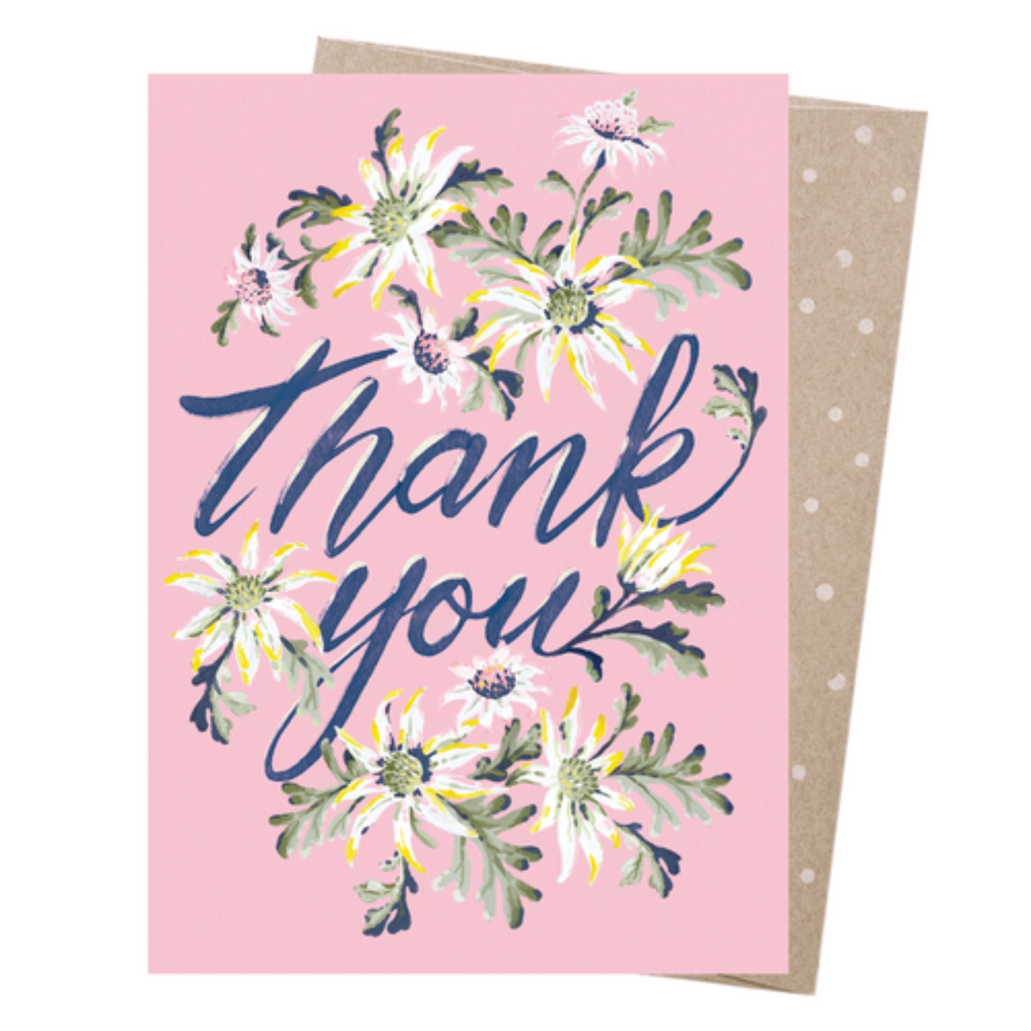 Thank You Flowers Greeting Card