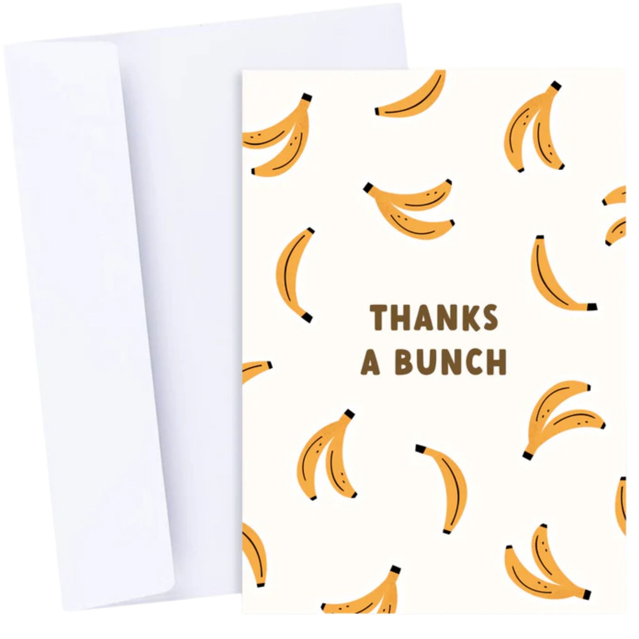 Thanks a Bunch Banana Greeting Card