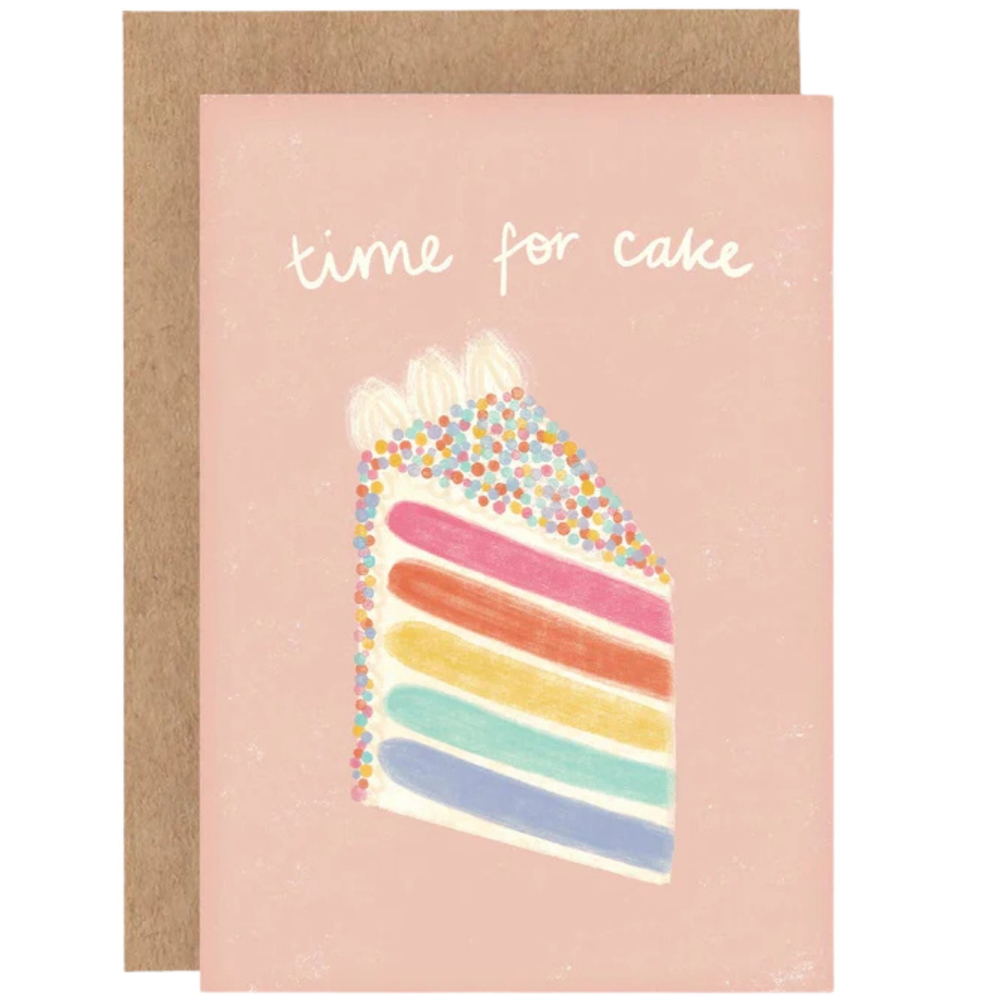 Time for Cake Birthday Greeting Card