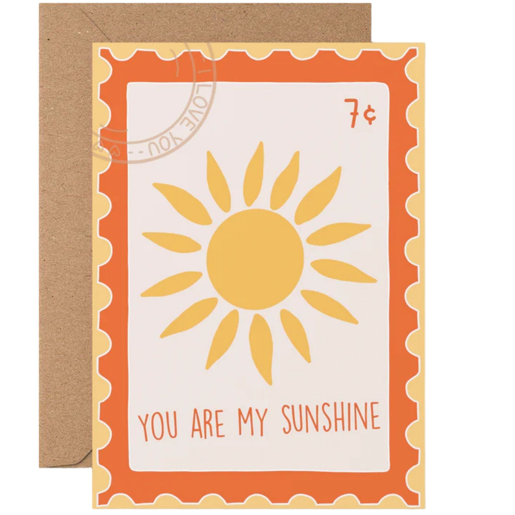 You Are My Sunshine Greeting Card